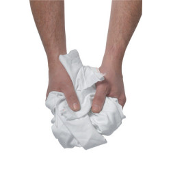 Chiffons blancs extra fins blanchis 10 kg - COMPAS