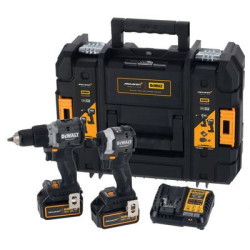 Kit 2 outils XR 18V + 2 batteries x5Ah Brushless MC LAREN - DEWALT