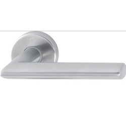 Ensemble inox sur rosace STOCKHOLM inox F69 - HOPPE