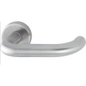 Ensemble inox sur rosace PARIS - HOPPE