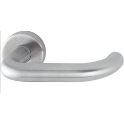 Ensemble inox sur rosace PARIS - HOPPE
