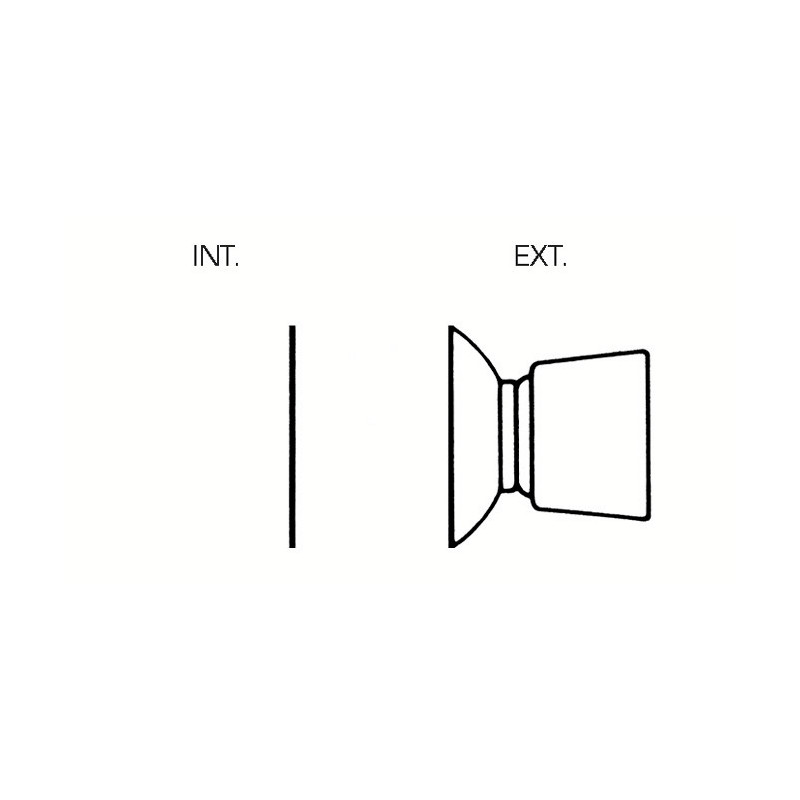 Bouton placard inox V6079 - VACHETTE