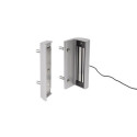 Ventouse électromagnétique en applique argent MAG6000 - LOCINOX