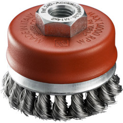 Brosse circulaire abrasive torsadée 0.50 mm - ABRASIFS TECHNIQUES INDUSTRIELS