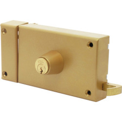 Serrure applique monopoint horizontale à tirage poussant ZENITH 541 - ISEO