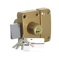 Verrou monopoint 2 entrées CITY R6 varié - ISEO