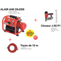 Kit 3 outils compresseur, cloueur pneumatique et tuyau - ALSAFIX