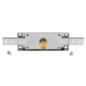 Paire de coffres de serrure multipoint profil rond rideau métallique s\'entrouvrant - VIRO