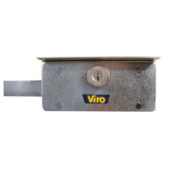 Paire de coffres de serrure monopoint horizontale profil rond rideau blindée s'entrouvrant - VIRO