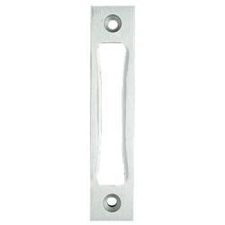 Jeu de 2 gâches haut et bas 2840 aluminium pour serrure à encastrer menuiserie métallique - STREMLER