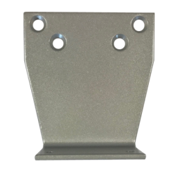 Plaque support patte coudée de bras de GR 150 / 200 / 300 argent - GROOM