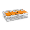 Boîte de 25 bornes de raccordement 5 leviers COMPACT - WAGO