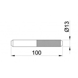 Tige de jonction pour rail 365 365A - IBFM
