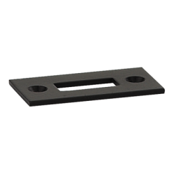 Gâche plate pour verrou boîte fonte N°3 - COUILLET
