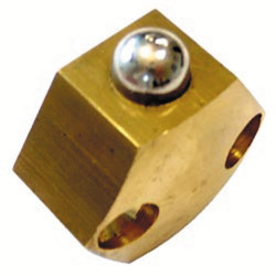 Loqueteau à bille hexagonal H40 laiton - OUTILLAGE PROGRESS