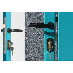 Poteau gâche pré-percé pour kit de départ pour portail 3500A - IBFM