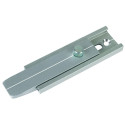 Verrou aluminium plat 450 argent - ARLU