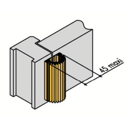 Kit anti-pince doigts côté charnières 7020C - VACHETTE