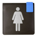 Plaquette signalétique EUROPE DESIGN "Toilettes femmes" - NOVAP