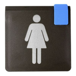 Plaquette signalétique EUROPE DESIGN "Toilettes femmes" - NOVAP
