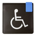 Plaquette signalétique EUROPE DESIGN "WC handicapés" - NOVAP