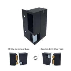 Gâche électrique en applique à rupture 12V 90 - EFF EFF