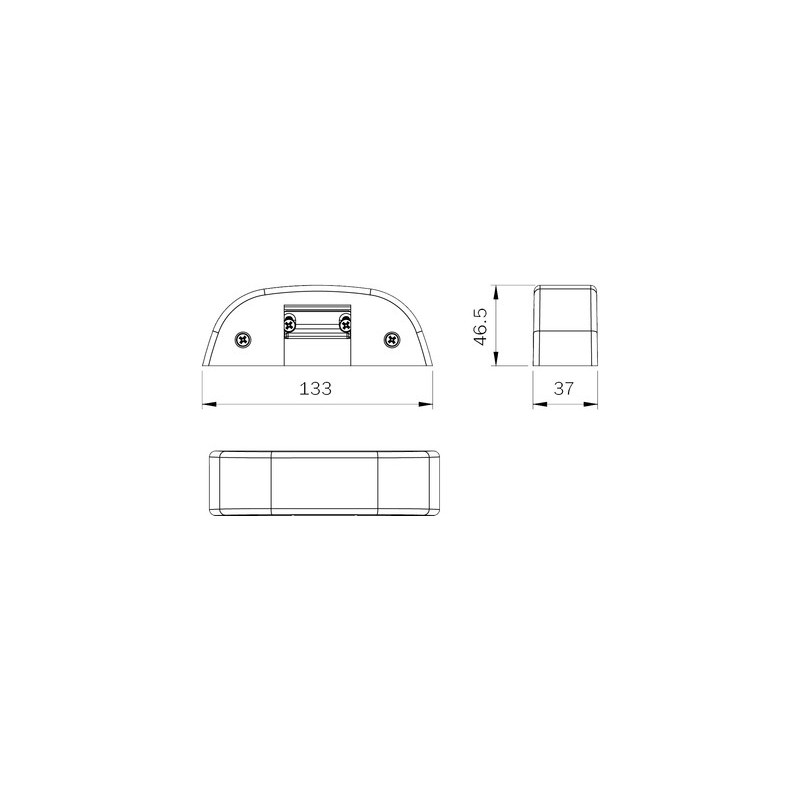 Gâche électrique en applique à rupture 12V pour anti-panique IDEA - ISEO