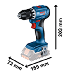 Kit 3 outils meuleuse angulaire GWS, perceuse-visseuse GSR et perforateur GBH - BOSCH