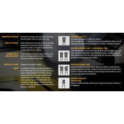 Lame de scie circulaire stationnaire bois/aluminium diamètre 250 mm 80 dents - DEWALT