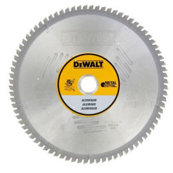 Lame de scie circulaire stationnaire acier/TCG/ aluminium diamètre 305 mm 80 dents - DEWALT