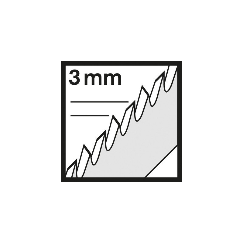Lot de 5 lames de scie sauteuse bois 91 mm T301CD - BOSCH