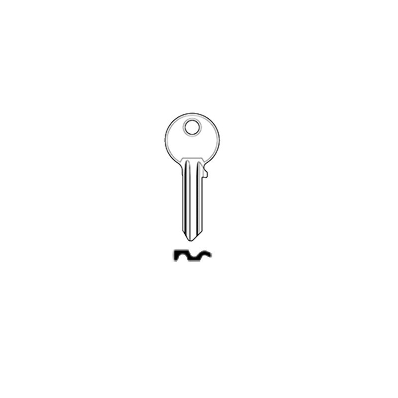 Clé générique taillée CS6 CGF pour CISA