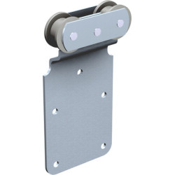Paire de montures sur plat 2 galets sur cage à rouleaux 0251 - MANTION