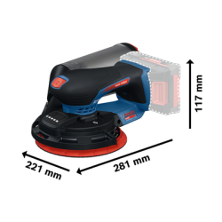 Ponceuse sur batterie EXEX 18-150-5 SOLO L - BOSCH
