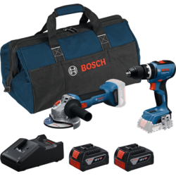 Kit 2 outils perceuse-visseuse GSB + meuleuse d'angle GWS - BOSCH