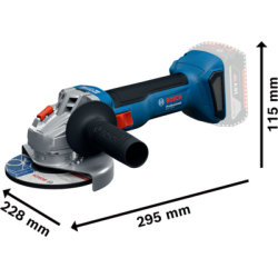 Kit 2 outils perceuse-visseuse GSB + meuleuse d'angle GWS - BOSCH