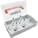 Coffret 4 trépans diamant dry-system meuleuse - ERKO