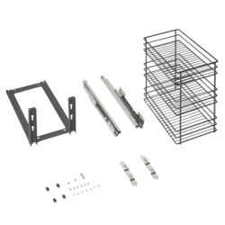Chariot inférieur 3 niveaux TITANE SOFT - EMUCA