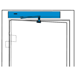 Ouvre-porte automatique bras à compas EC TURN - GEZE