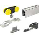Kit rail avec butée pour coulissant 40 kg - MANTION