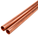2 barres de 2,5 mètres de cuivre rigide diamètre 6 mm - SOUCHIER