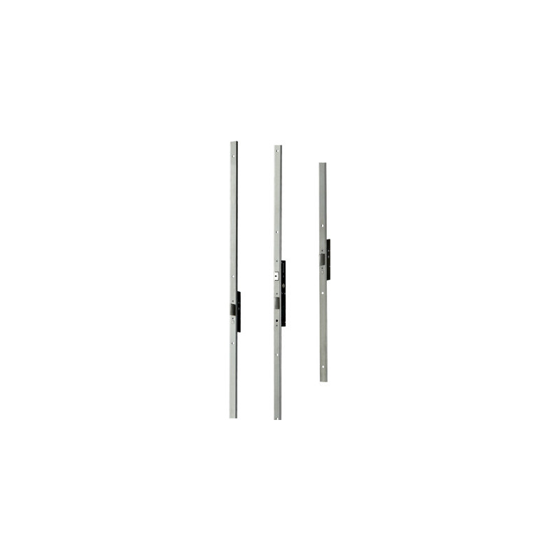 Serrure à encastrer 3 points pêne rectiligne têtière plate EA85 mm MULTIBLINDO - ISEO