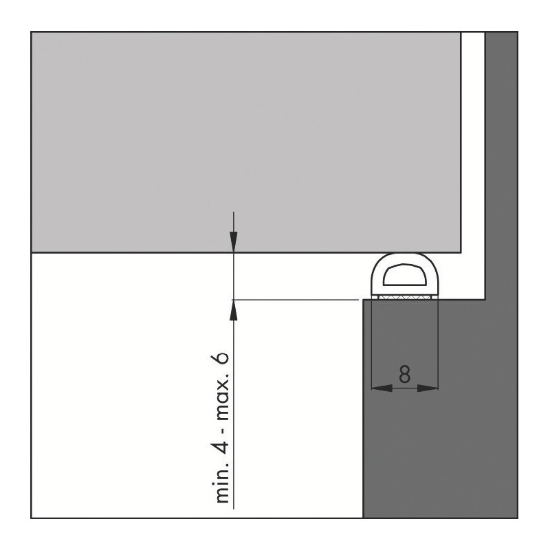 Joint espace important D - ELLEN