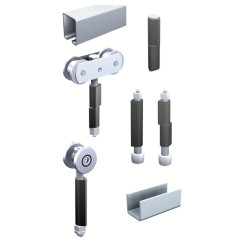 Rail à souder pour porte pliante panneaux de 38 Kg maxi SPORTUB® Série 500 - MANTION