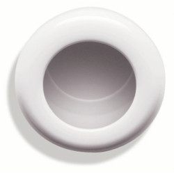 Poignée de meuble cuvette nylon noire - HEWI