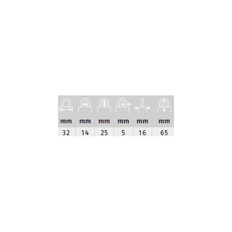 Cadenas à code 165 - ABUS