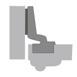 Charnière invisible à ressort 95° INTERMAT 9935 - HETTICH