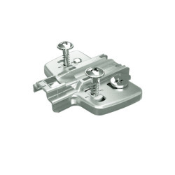 Plaque de montage cruciforme avec tenon et vis - HETTICH