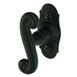 Bouton de crémone INDRE fer noir - BRIONNE