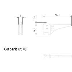 Gabarit et kit fermeture modulaire MS SEREINE - CROISEE DS